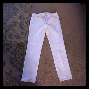 Cache stretch white Denim jeans